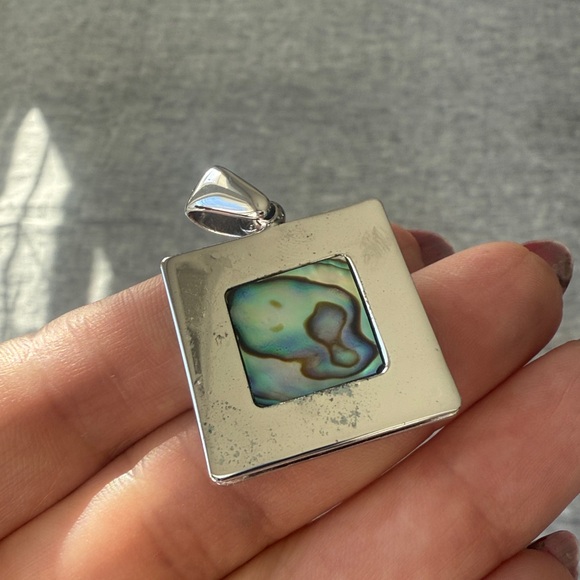 Abalone sterling silver pendant - Picture 4 of 4